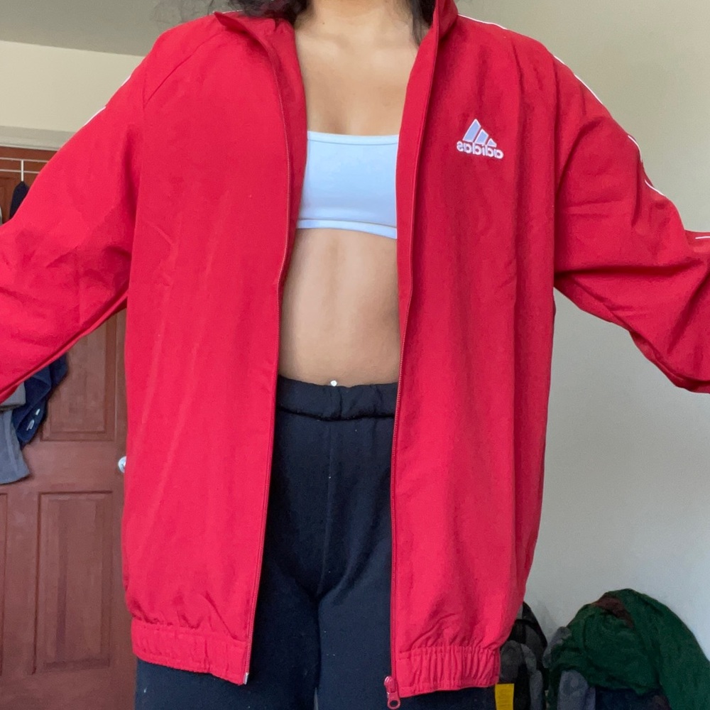 vintage 90s adidas windbreaker